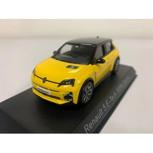 RENAULT 5 E-TECH 100% ELECTRIC 2024 POP YELLOW/BLACK 1:43 Norev Auto Stradali Modellino