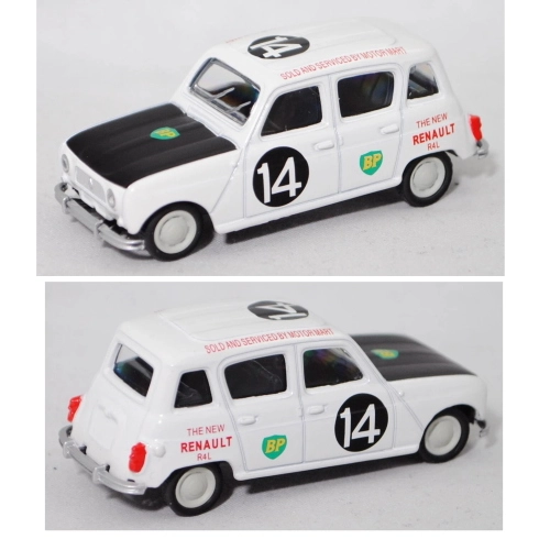 RENAULT 4 1962 N.14 EAST AFRICAN SAFARI 1:64 Norev Auto Rally Modellino