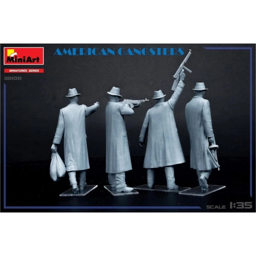 AMERICAN GANGSTER KIT 1:35 Miniart Kit Figure Militari Modellino
