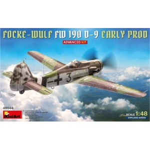 FOCKE-WULF FW 190D-9 EARLY PROD.ADVANCED KIT 1:48 Miniart Kit Diorami Modellino