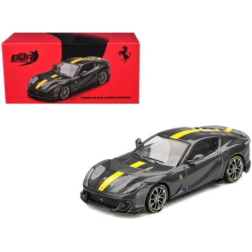 FERRARI 812 COMPETIZIONE 2024 GRIGIO COMPETIZIONE "BBR FOR MINI-GT"1:64 Mini GT Auto Stradali Modellino