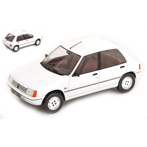 PEUGEOT 205 1984 WHITE 1:18 ModelCarGroup Auto Stradali Modellino