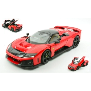 FERRARI F80 2024 RED SIGNATURE 1:18 Burago Auto Stradali Modellino