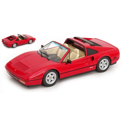 FERRARI 328 GTS US VERSION BEVERLY HILLS COP II 1985 RED 1:18 KK Scale Auto Stradali Modellino