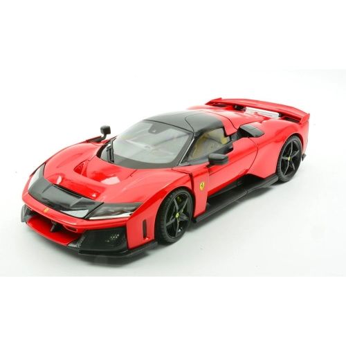 FERRARI F80 2024 RED SIGNATURE 1:18 Burago Auto Stradali Modellino
