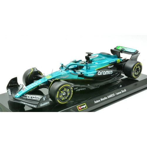 ASTON MARTIN AMR 25 N.18 2025 LANCE STROLL SIGNATURE 1:24 Burago Formula 1 Modellino