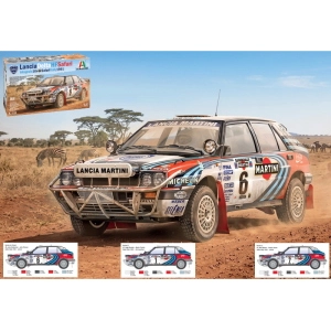 LANCIA DELTA HF INTEGRALE 16V SAFARI RALLY 1991 KIT 1:12 Italeri Kit Auto Modellino