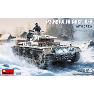 PZ.KPFW.III AUSF. D/B WITH CREW KIT 1:35 Miniart Kit Mezzi Militari Modellino