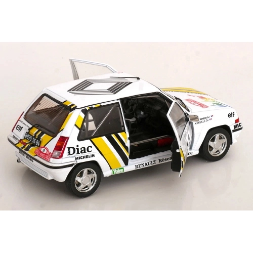 RENAULT 5 GT TURBO MK2 N.19 MONTE CARLO 1989 A.OREILLE/G.THIMONIER 1:18 Solido Auto Rally Modellino