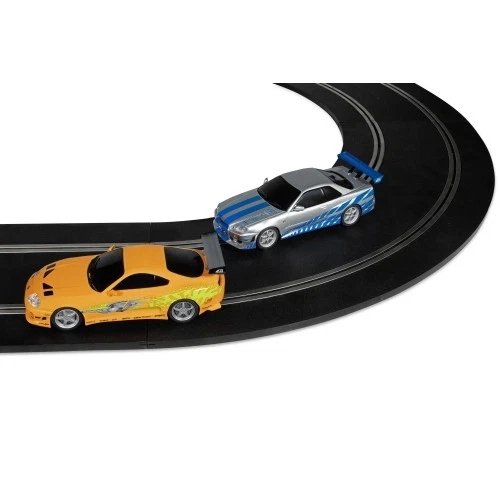 PISTA FAST & FURIOUS TOYOTA SUPRA & NISSAN R34 LUNGH.CM 158 1:32 Scalextric Slot Modellino