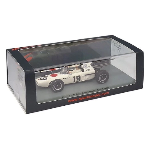 HONDA RA272 N.19 MONACO GP 1965 RONNIE BUCKNUM 1:43 Spark Model Formula 1 Modellino